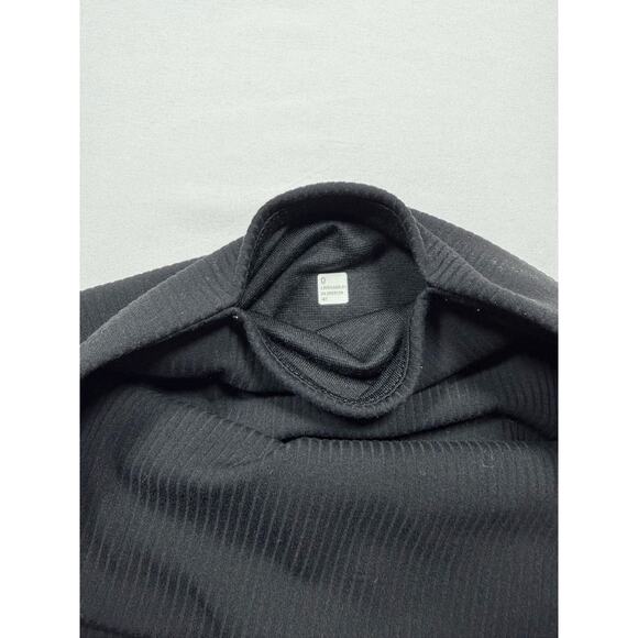 Lululemon Align™ High-Rise Ribbed Mini-Flare Pant - Black (Size 0) - Picture 6 of 7